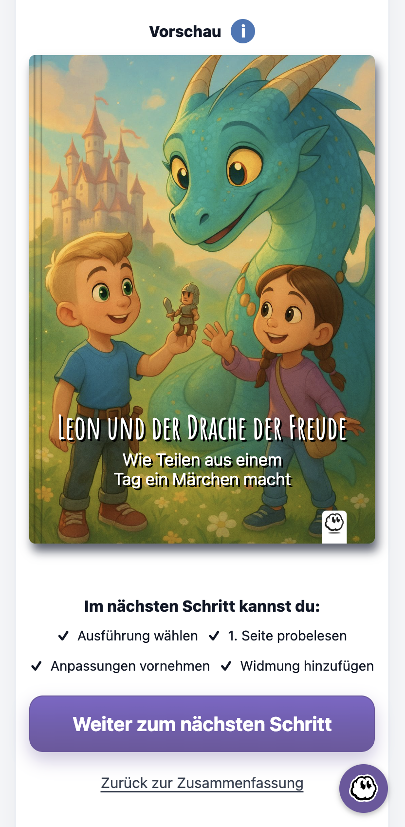 Vorschau eines personalisierten Kinderbuchs von Little Dreamtales